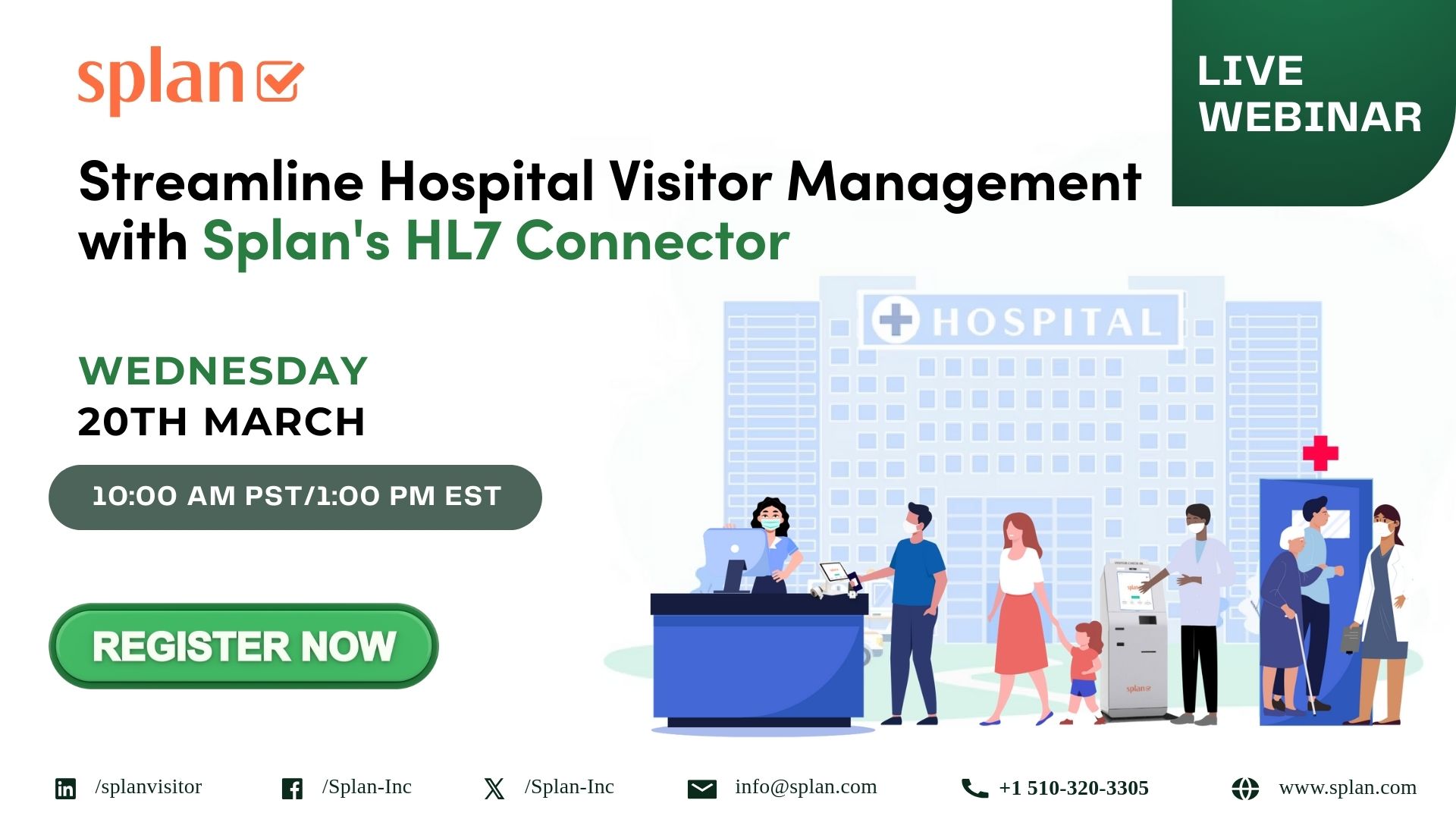 Streamline Hospital Visitor Management with Splan's HL7 Connector