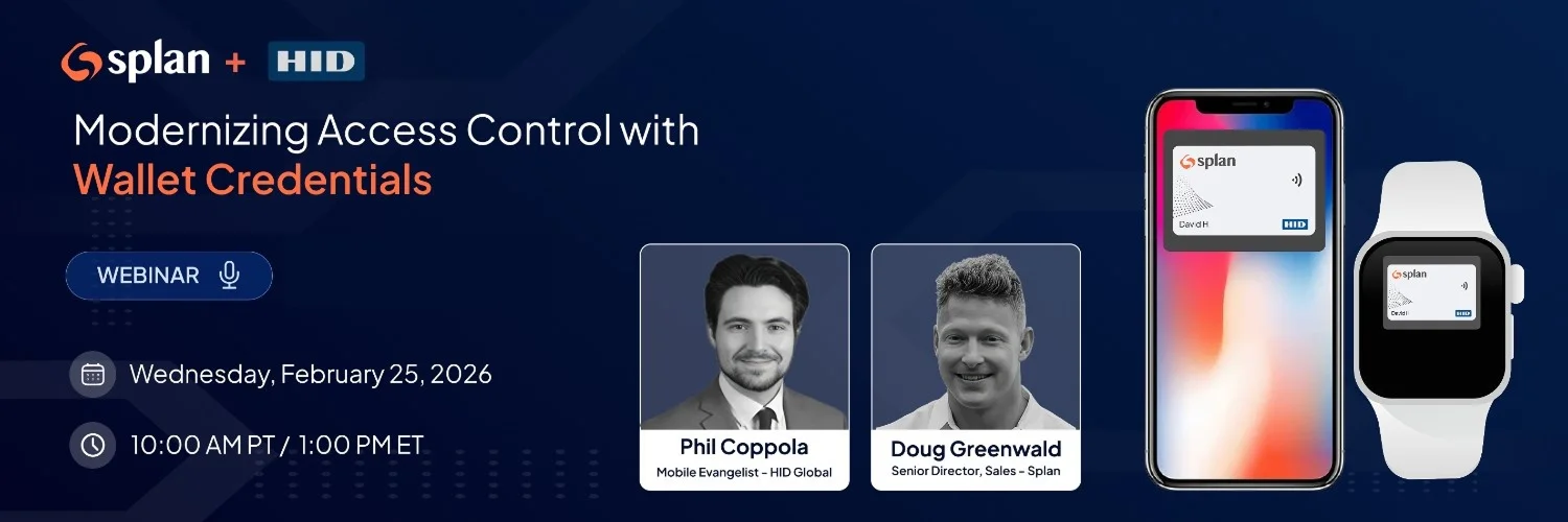 HID access management webinar by Splan