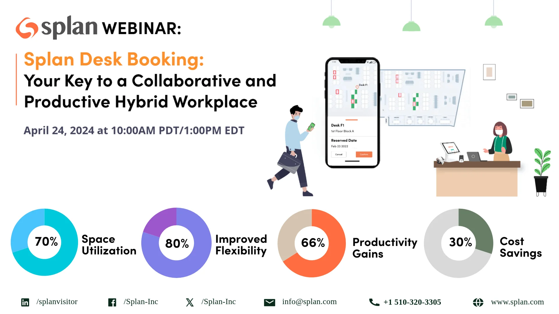 Desk space booking management webinar