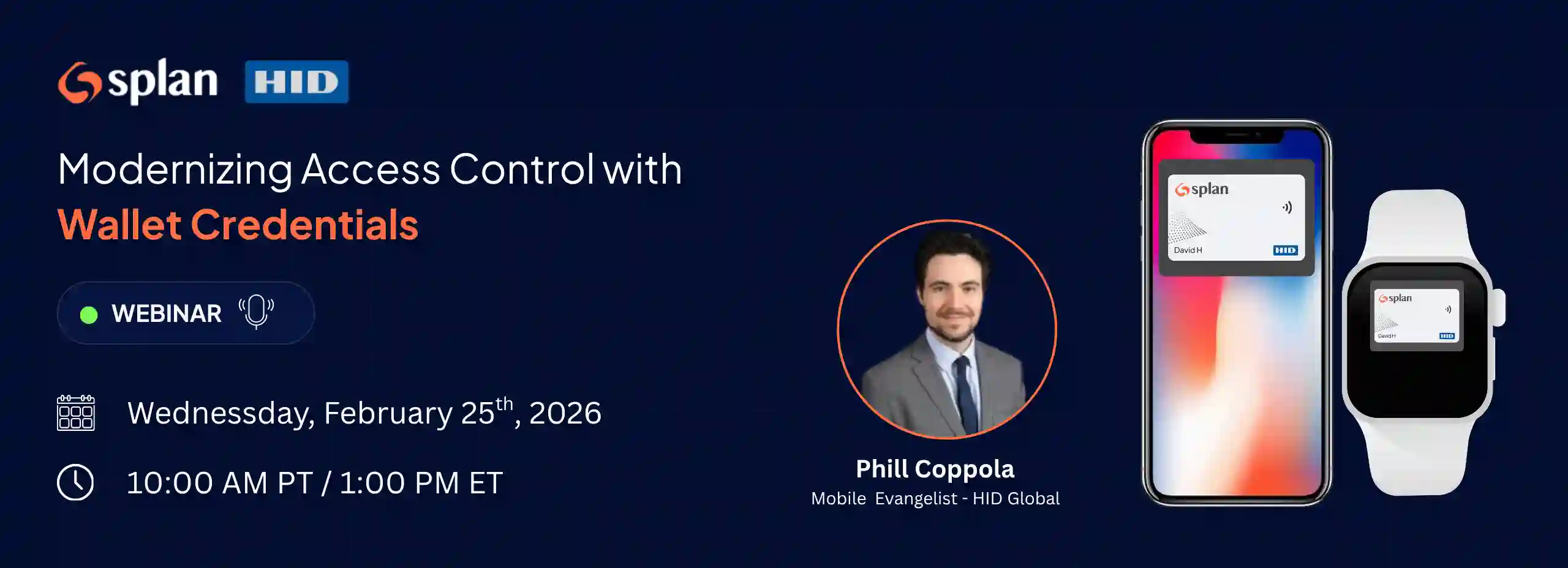 HID access management webinar by Splan