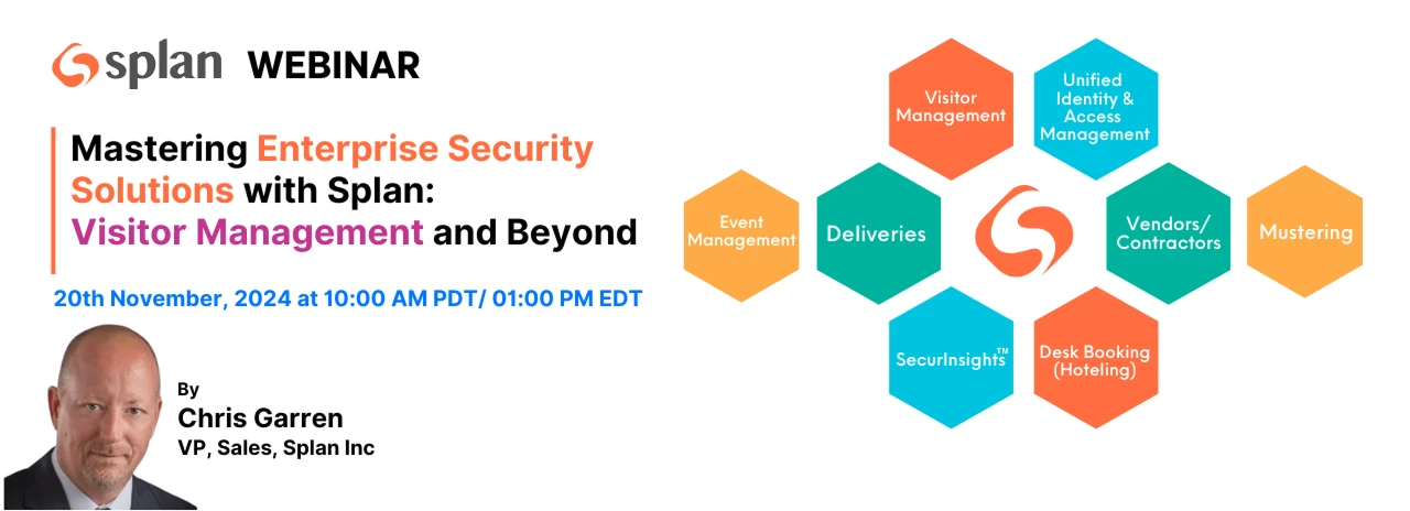 Mastering visitor management with Splan webinar