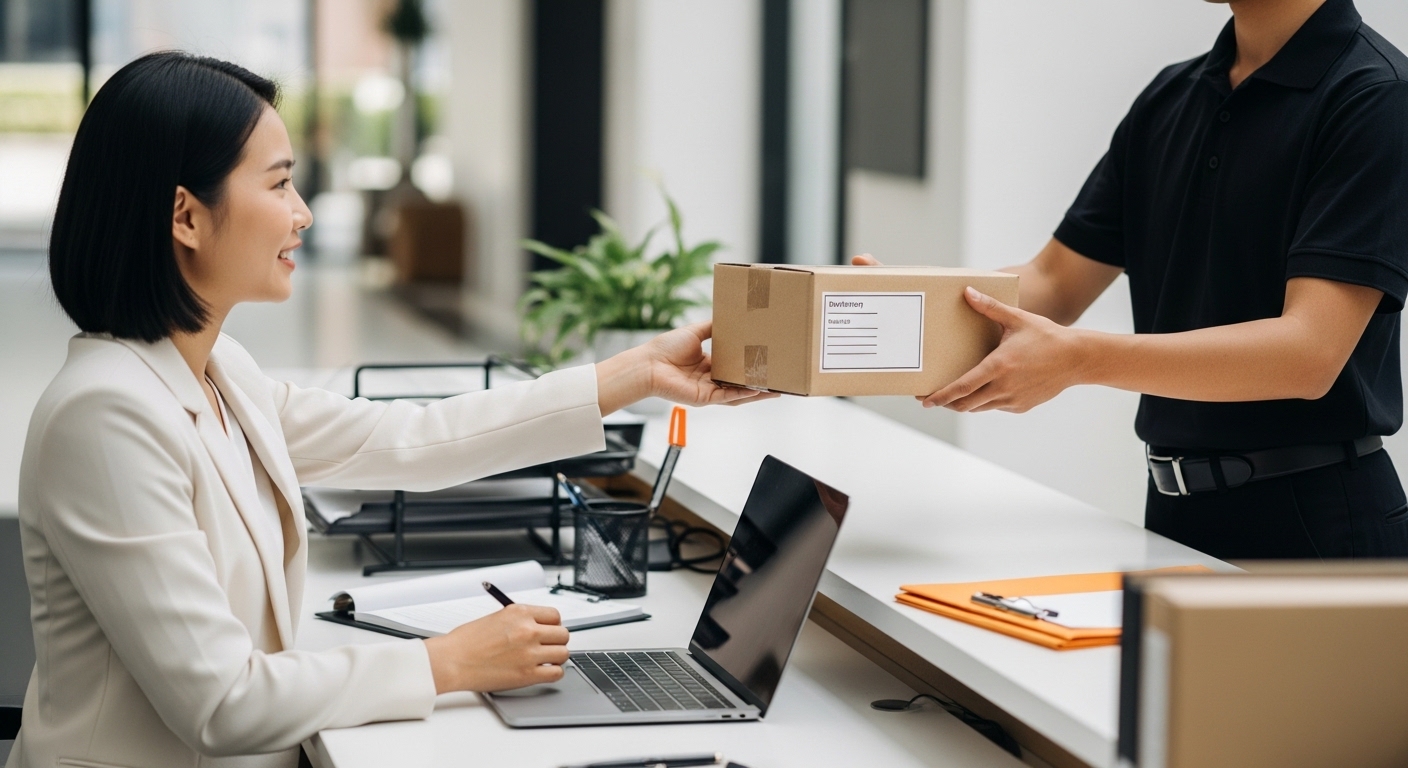 Secure mail handling software with proof of delivery system 