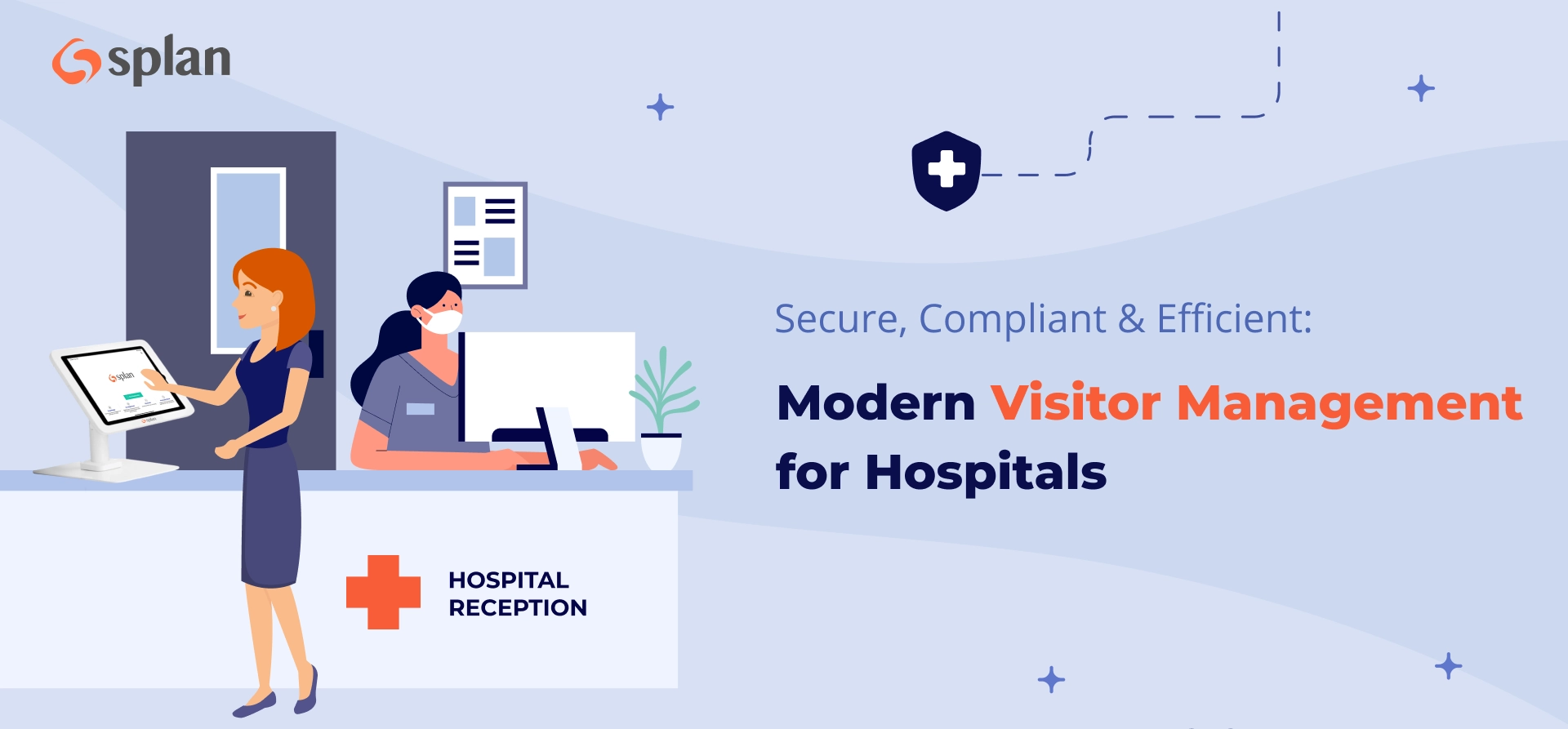 Healthcare visitor management system for hospitals