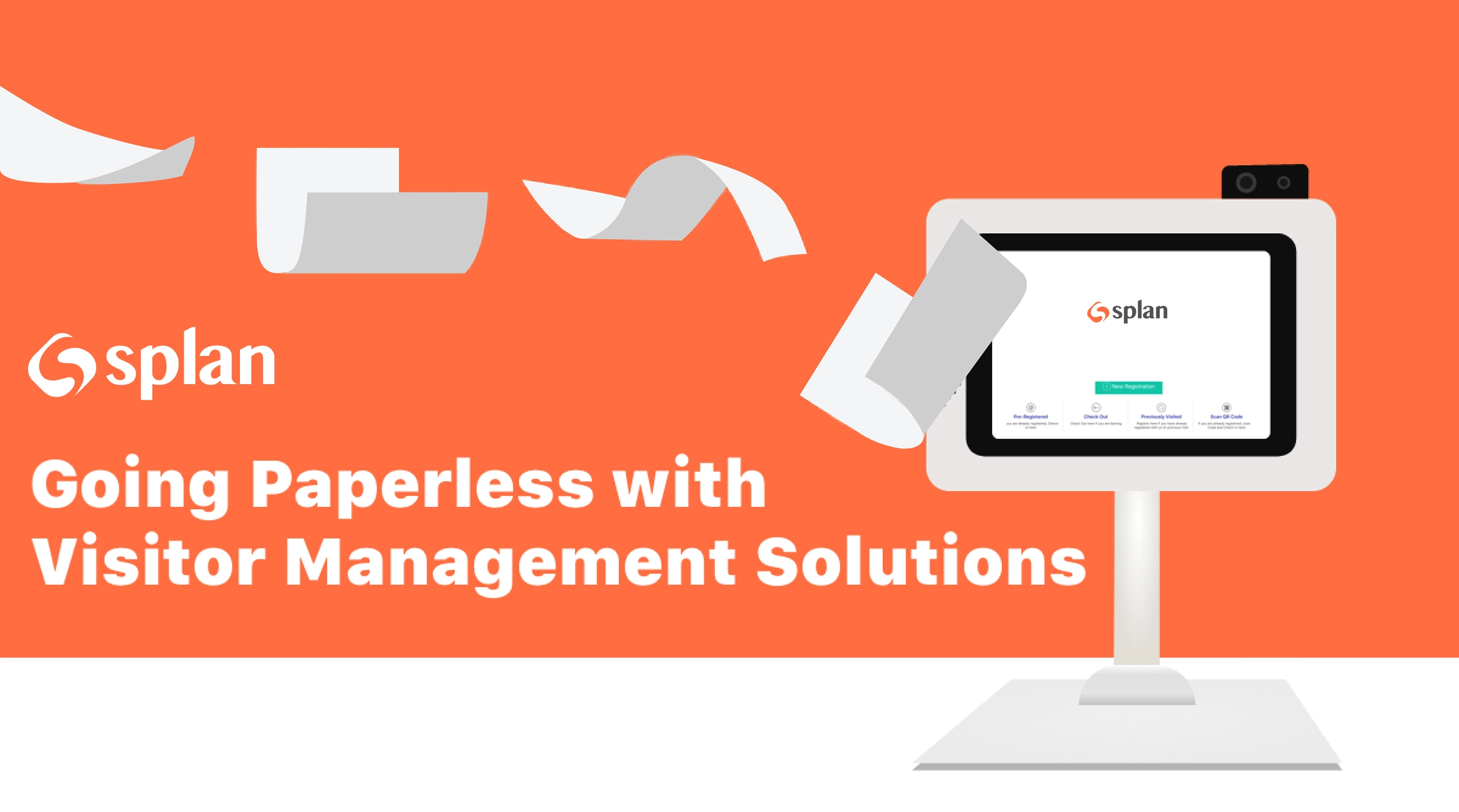 Paperless visitor registration and gate pass system