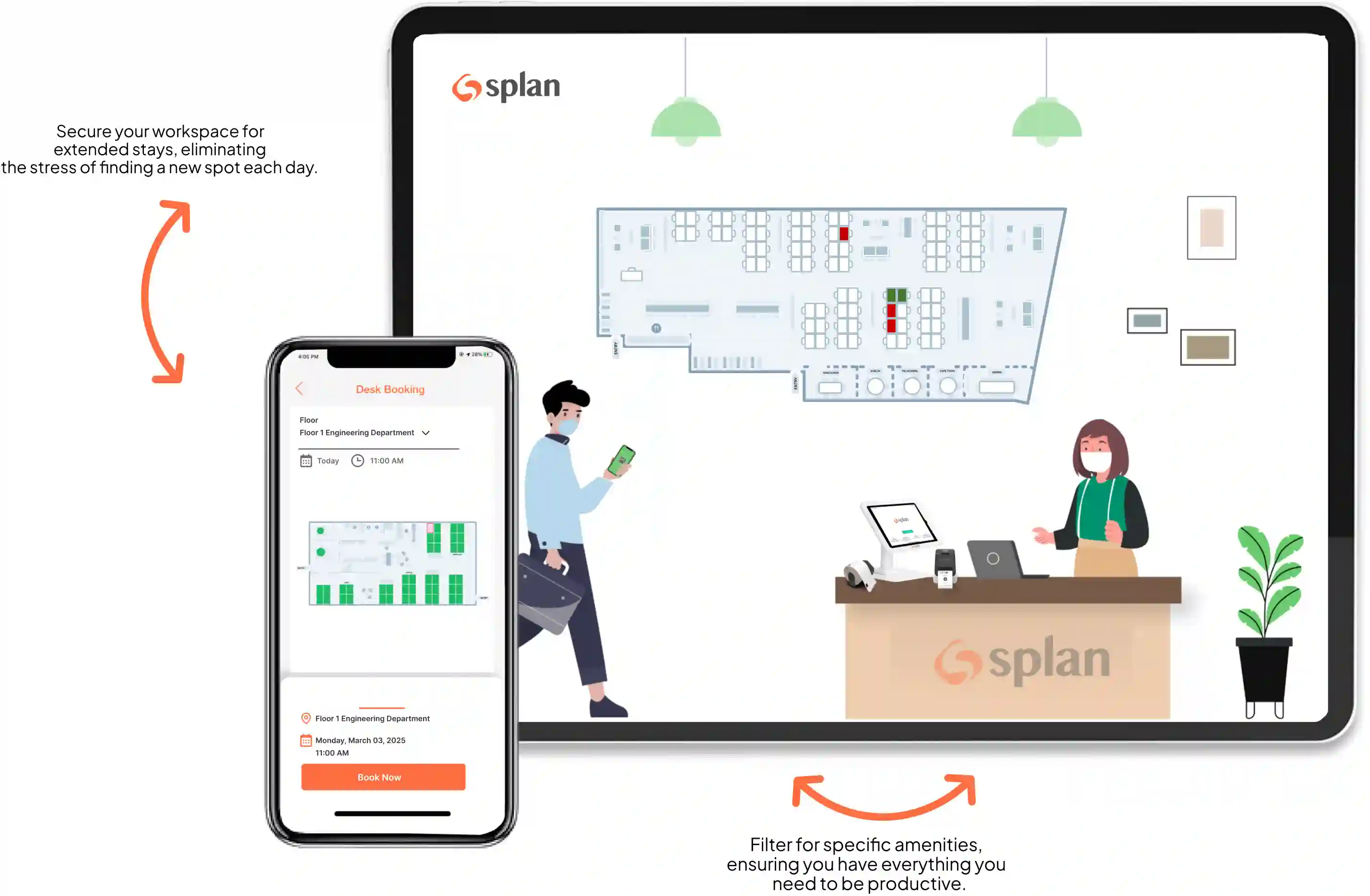 Splan Desk Booking and Workspace Management