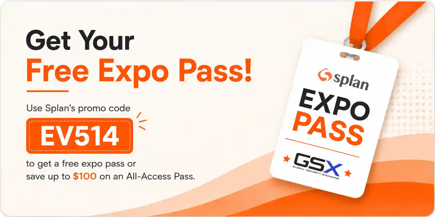 Get Your Free Expo Pass — Use Splan promo code EV514