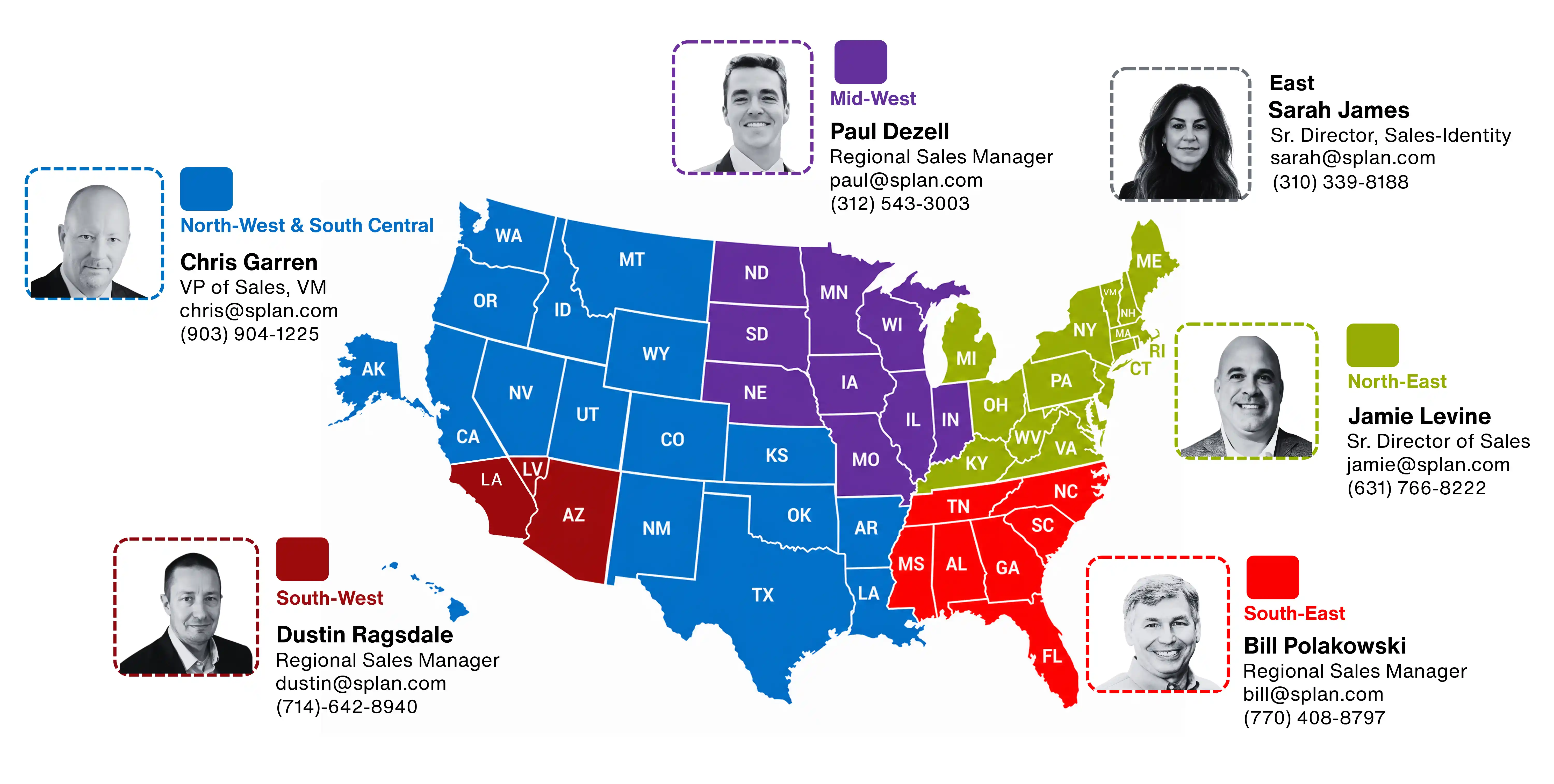 Splan Sales Map